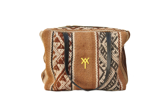 Handwoven Shoulder Bag Alpaca - Stylish and Sustainable Craftsmanship. Alba